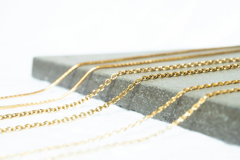 Cadena de oro fina - producto de prueba